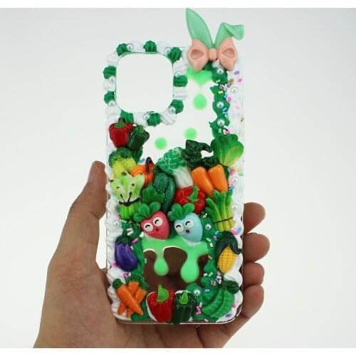 New Kawaii Vegetable Pattern Phone Case For Iphone 7 8 Plus X XS XR XSMAX SE 2020 11 12 13 Pro Max Mini Apple Cover Personality