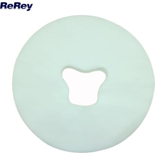 100pcs Disposable Non Woven Fabric Face Pad Filter Silicon Spa Pillow Cover SPA Gel Face Rest Overlay Silicone Pad Cover