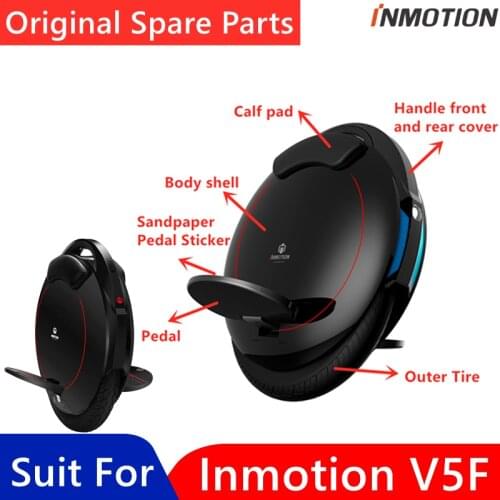 Original Inmotion V5 V5D V5F Parts Body Shell Protection Cover Pulling Handle Inner Outer Tires 84V Charger Unicycle Accessories