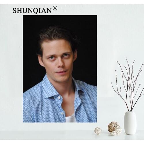 Custom Canvas Wall Decor Bill Skarsgard Colorful Poster Cloth Wall Silk Fabric Posters And prints Home Decor Painting