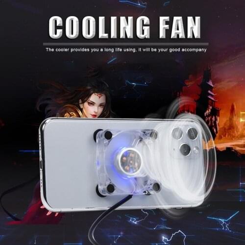 Portable Mobile Phone Cooler USB Cooling Pad Cooler Fan Gamepad Game Gaming Shooter Mute Radiator Controller Heat Sink