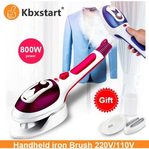 220V /110V Steam Iron Garment Steamer For Clothes Ironing Handheld Electric Iron Steamer Portable With Steam Brush Planchadora