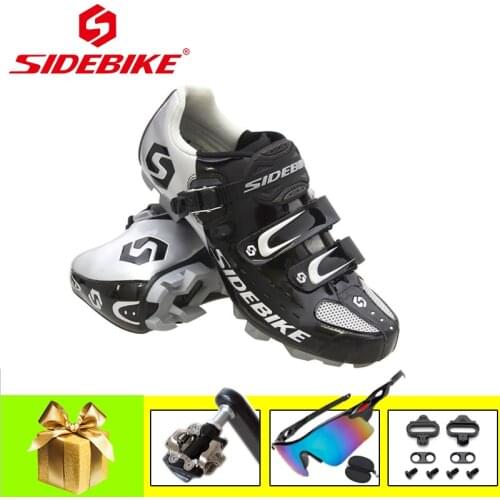 SIDEBIKE Professional Mtb Cycling Shoes Men Women Self-locking Breathable SPD Pedals Outdoor Athletic Bicycle Racing Sneakers