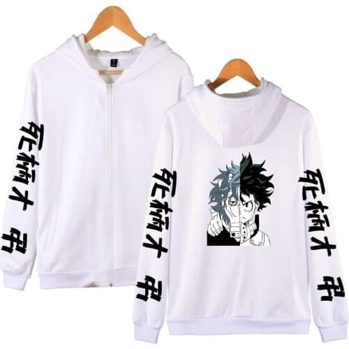 Shigaraki Tomura Anime Character Print Spring Hot 3D Zipper Hoodie Long Sleeve Hooded Sweatshirt Casual All-match Zip Jacket top