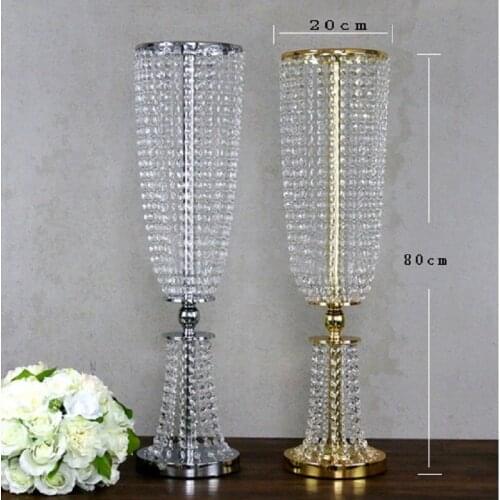 80cm Tall Acrylic Crystal Wedding Road Lead Wedding Centerpiece Event Party Decoration/Event Party Decoration Candlestick