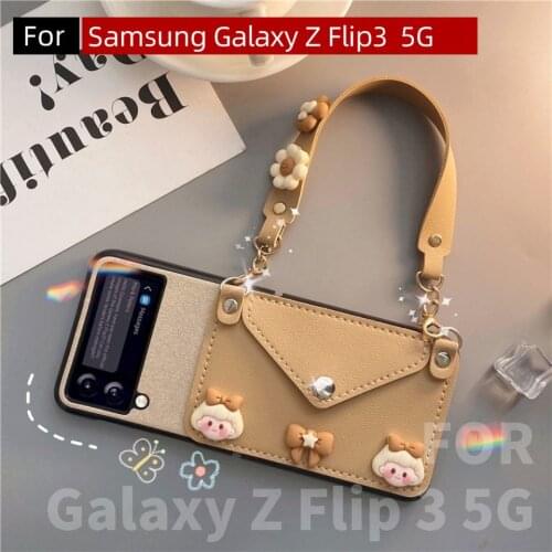 For Samsung Galaxy Z Flip 3 Case,For Galaxy Z Flip3 5G Case F7110 Female Withdrawal Case