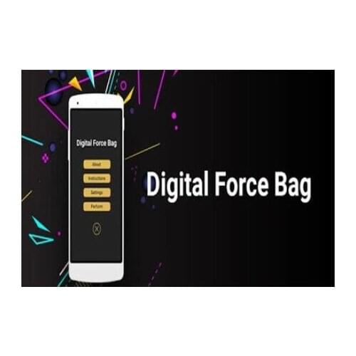 Digital Force Bag by Nick Einhorn & Craig Squires-Magic tricks online Instruction (With app)