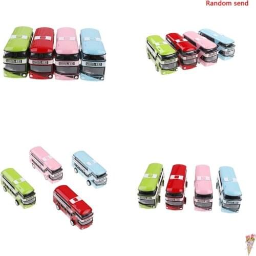 Double-decker Bus London Bus design Car Toys Sightseeing Bus Vehicles Urban Transport Vehicles Commuter vehicles 9.5*3*4CM