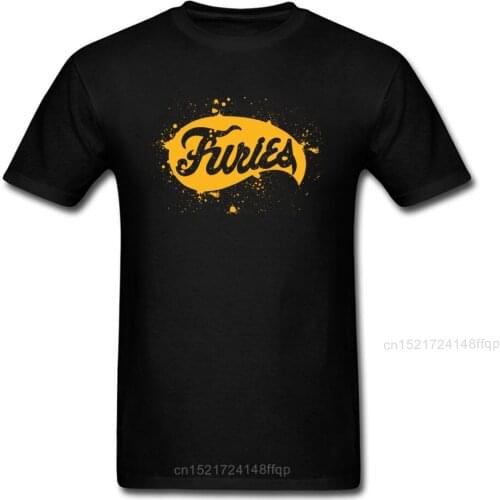 2018 Fashion T-shirt Men T Shirts Baseballer Furies TShirt Pure Cotton Tees Short Sleeve Party Clothes Crewneck Graffiti Print
