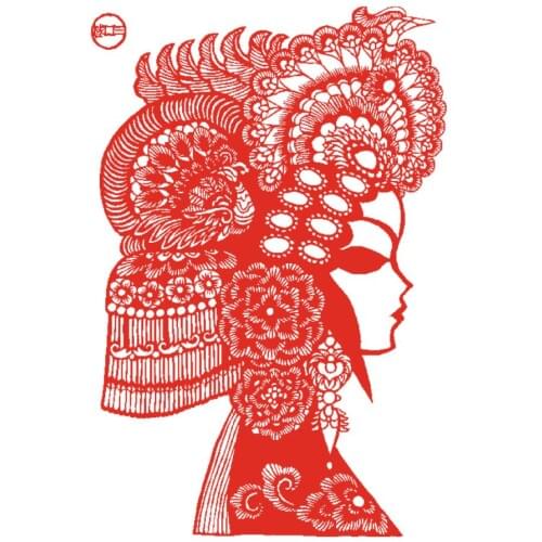 Chinese beauty C cross stitch package women 18ct 14ct 11ct white fabric cotton silk thread embroidery DIY handmade needlework