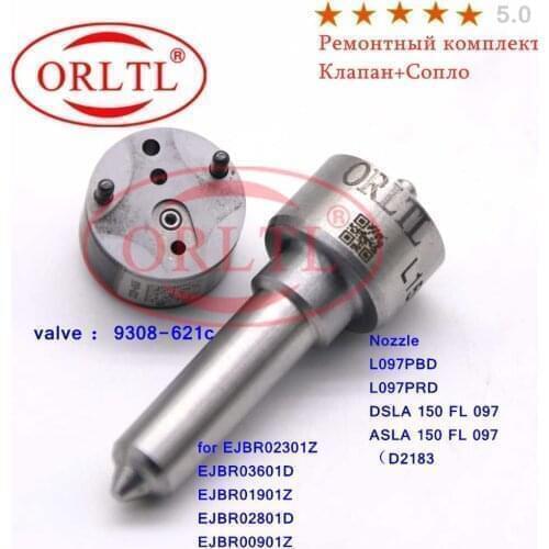 VALVE 9308-621c INJECTOR NOZZLE L097PBD REPAIR KITS (7135-659 ) FOR EJBR00901Z EJBR02301Z EJBR03601D EJBR01901Z EJBR02801D