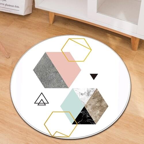 Round Carpets For Living Room Home Bedroom Childrens Decor Rug Hallway Balcony Recliner Basket Floor Entrance Chair Hanging Mat