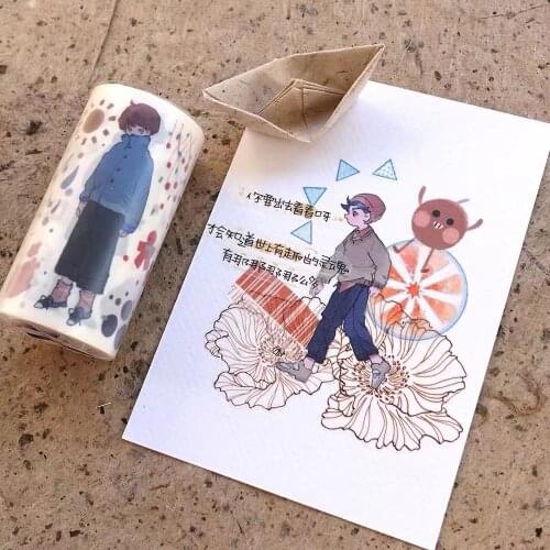 Song of Four Seasons Washi Tape for Card Making Bullet Journal DIY Scrapbooking Label Sticker