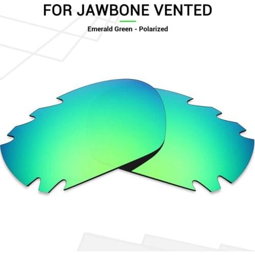 Mryok POLARIZED Replacement Lenses for Oakley Jawbone Vented Sunglasses Emerald Green
