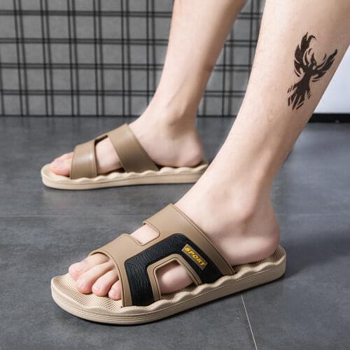 New Mens Slippers Indoor Home Summer Beach Ourdoor Slipers Platform Mules Shoes Plus Size 39-49