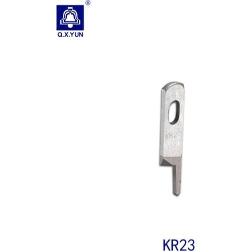 Industrial sewing machine spare parts Q.X.YUN brand upper knife for SIRUBA 747 overlock sewing machines KR23 KR35