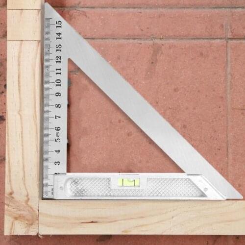 Triangle Ruler Angle Measuring Protractor Carpenter Layout Measuring Ruler Woodworking Measuring Tools
