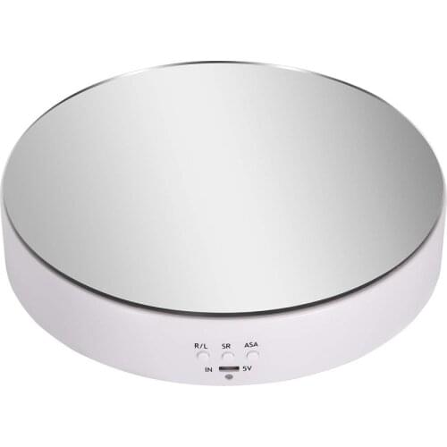 3 Speeds Electric Rotating Display Stand 360 Degree Turntable Jewelry Holder Battery For Photography Video Shooting Prop