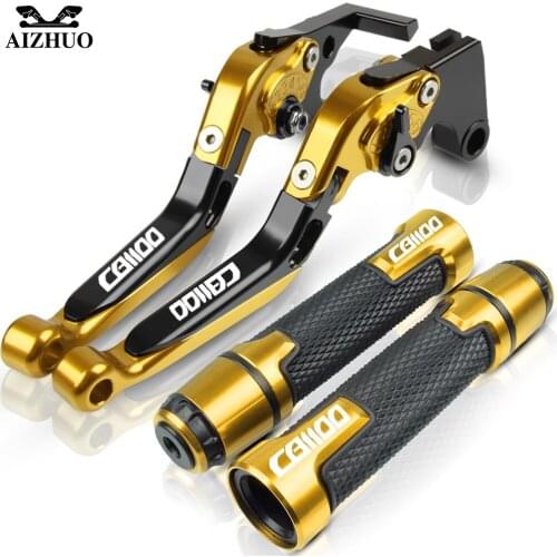Motorbike Extendable Brake Clutch Levers Motorcycle Handle Grips For Honda CB 1100 CB1100 GIO Special 2013-2016 2014 2015