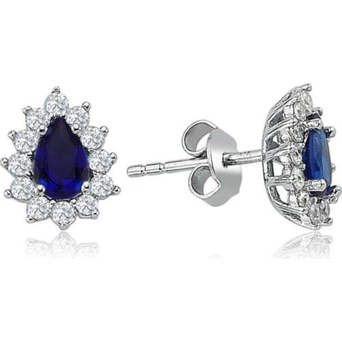 Trendy For Woman 925 Summer Fashion Jewelry Zircon Gift Cute Accessories High Quality Retro Crystal earring Swarovski