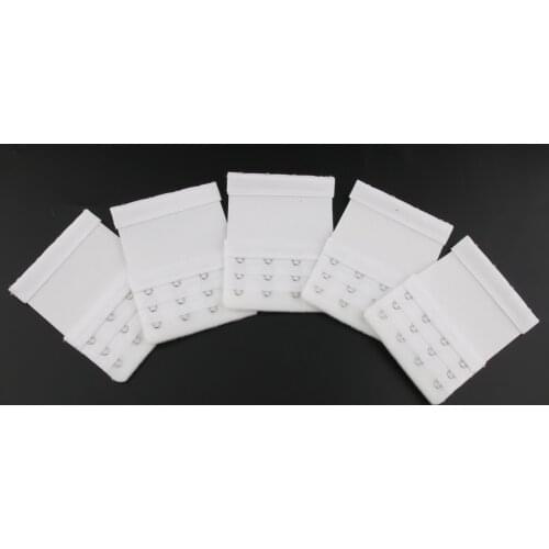 15 Sets Bra Band Extender 4 Hook 3 Rows Womens Underwear Straps Replacement