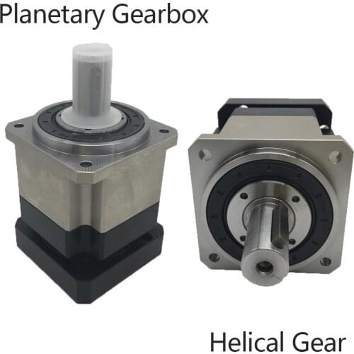40 :1 Speed Ratio 40 Helical Gear Planetary Reducer Gearbox Reducer for NEMA24 60mm 200W 400W Servo Motor Robot CNC