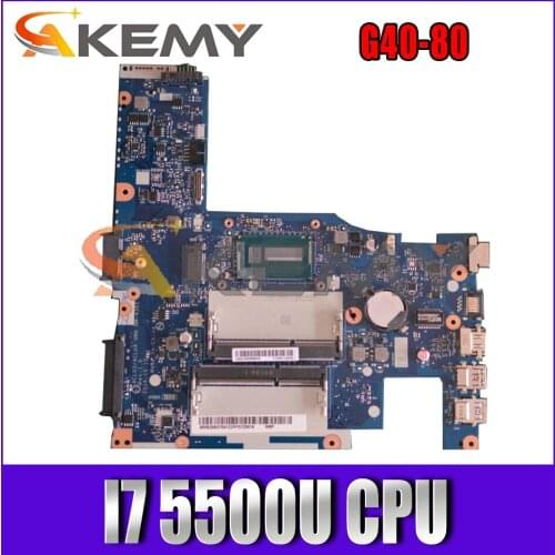 Akemy For Lenovo G40-80 Laptop Motherboard nm-a362 I7 5500U Integrated Graphics 100% Test OK Quality Assurance