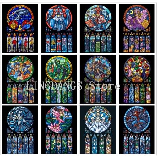 5d Diy Diamond Painting Disney Marvel Princess Superman Iron Man Cartoons Diamond Mosaic Embroidery Cross Stitch Home Decor Gift
