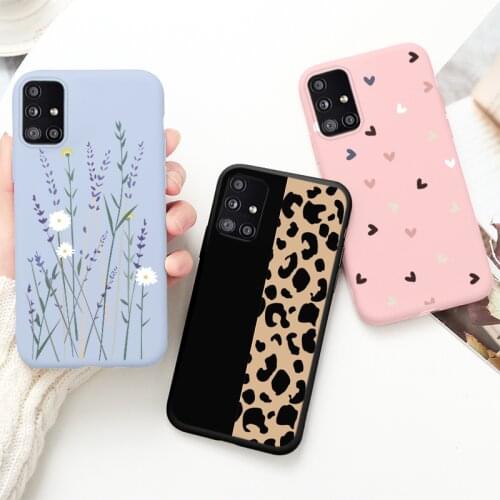 Case For Samsung Galaxy A51 5G a51 Phone Fundas Fashion Flame Capa For Samsung a51 5G a 51 Butterfly Flower Phone Cover 6.5"
