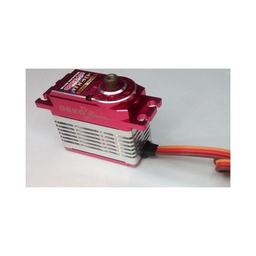 DEKO HV3300 high-pressure waterproof all-aluminum standard steering gear 1/8 electric shorter card helicopter high-speed TRX4