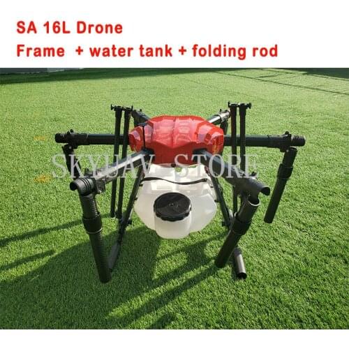 Sanmoo 16L Agricultural Spray Drone Machine 6 Axis 1628mm Wheelbase16L/KG Water Tank Folding rod Drone Frame