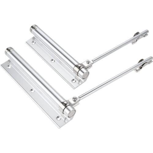 Door Closers Safety Single Spring Strength Adjustable Surface Mounted Aluminum Alloy Automatic Closing Fire Rated Door Hardware