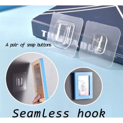 Double Sided Adhesive Wall Hooks Wall Hanger Suction Cup Sucker Multi Purpose Hooks Double Sided Adhesive Housekeeper on Wall