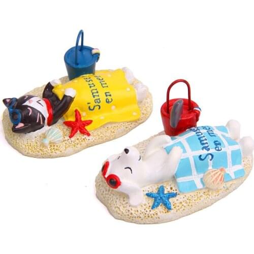 Creative Puppy Cat Beach Bucket Shape Animal Action Figure Toys Model Decoration Gardening Flower Shooting Props Kids Xmax Gift