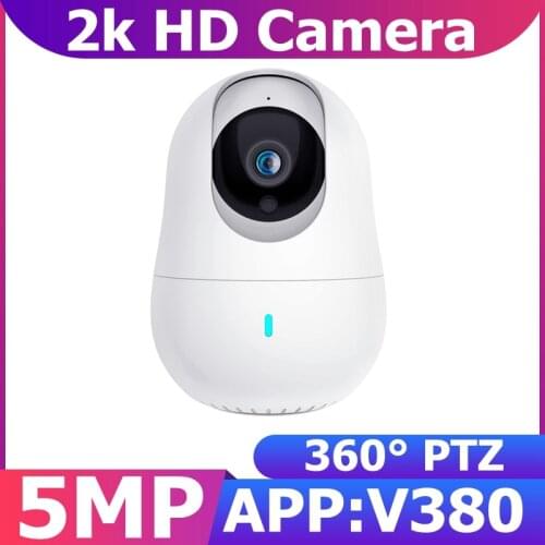 V380 Q11 2K 5MP Smart IP Camera H.265 360° Panoramic View Intelligent Tracking AI Humanoid Night Vision IP Camera Baby Monitor