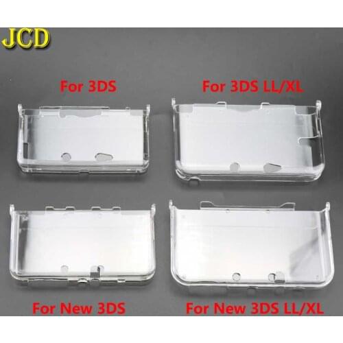 JCD 1PCS Plastic Clear Crystal Protective Hard Shell Skin Case Cover For Nintend 3DS New 3DS XL LL Console