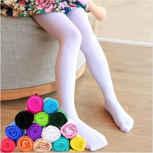 Pantyhose 2-14 Age White Outdoor pantyhose Poliamid Metallic Yarn 2'li