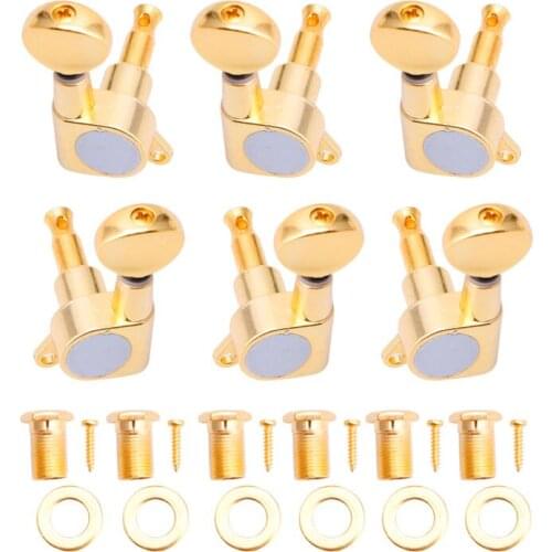 6pcs Electric Guitar String Tuning Pegs Locking Tuners Keys Machine Heads 3L+3R