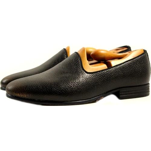 New England Style Oxford Slip on handmade Genuine leather Black Casual Shoes for men High Quality Loafers Fashion men shoes