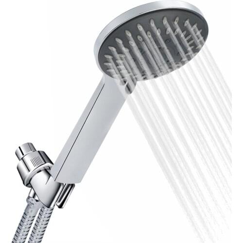 Shower Head High Pressure 4 Inch 5-setting Adjustable Shower Faucet Water Saving Handheld Spray Bath Tap For Bathroom 19MAY17