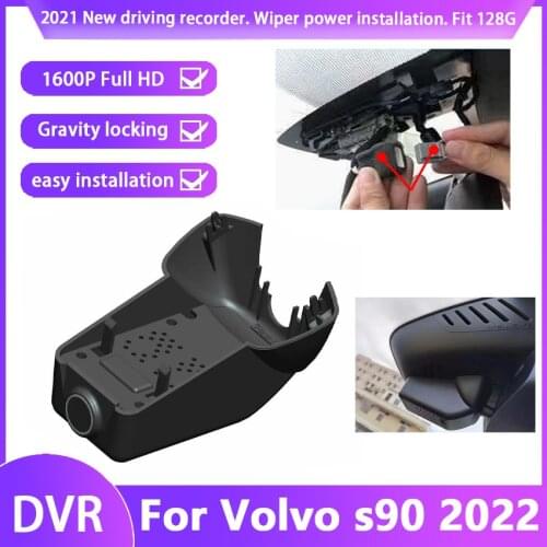 New ! 2K full hd 1600p Easy to install Car DVR Wifi Video Recorder Dash Cam Camera For Volvo s90 2022 High quality night vision