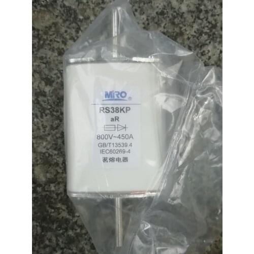 Fuses: RS38KP 800V 450A aR / RS38KP 800V 300A / RS38KP 800V 350A / RS38KP 800V 400A / RS38KP 800V 500A 630A aR