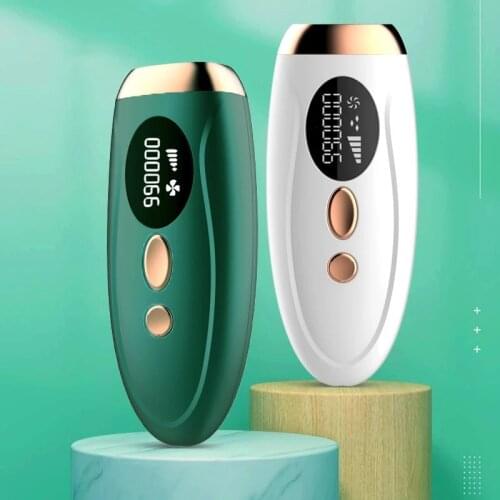Professional Depilatory Laser Mini Hair Epilator Permanent Hair Removal IPL System 990000 Light Pulses Whole Body Hair Remover