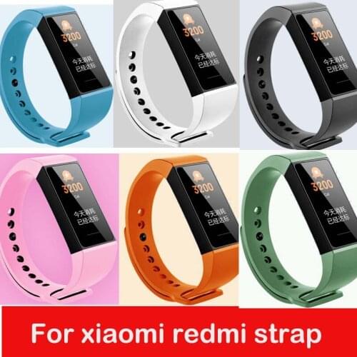 Silicone sport strap For Redmi Bracelet Wristband For Xiaomi Redmi Band For Redmi smart watch Replacement band