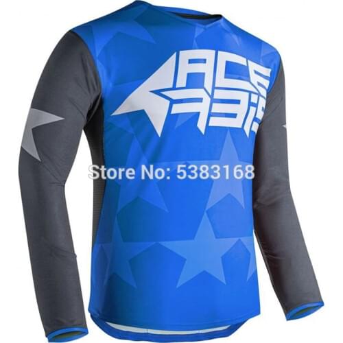Moto motocross Jersey long sleeve downhill MX cycling mountain DH Bicicletta Jersey quick drying BMX MTB Jerseys