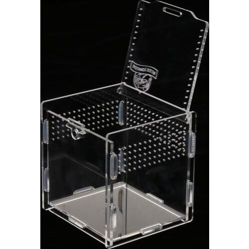 High Quality Terrarium Reptile Breeding Box Tortoise Lizard House Acrylic