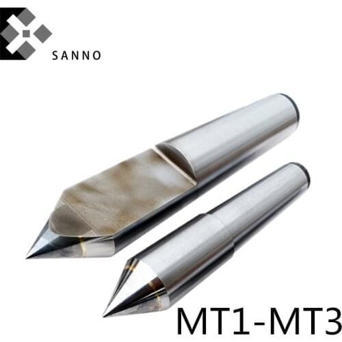 High quality MT1 MT2 MT3 precision lathe machine half notched alloy cnc center dead center customize fixed center