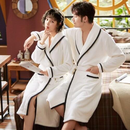 YUANXIANGPO Women's Winter Bathrobes