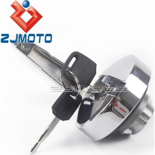 Motorcycle Cafe Racer Gas Fuel Tank Cap Key Lock For Honda CB125 CB450 CB650 CB750 CB900 CB1000 CBT125 VF500F