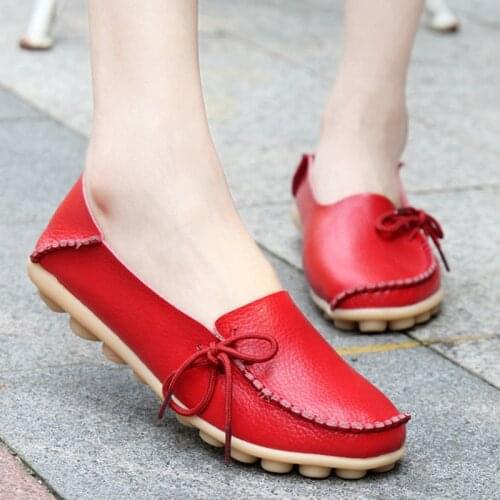 WomenS Loafers Shoes Flats Soft Bottem Flat Shoes For Women 2021 Fashion Breathable Ballerina Green Loafers Woman Shoes 44 Size